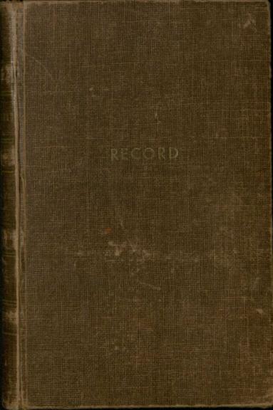 Record book that includes meeting minutes, rules of decorum, and membership lists for Bethlehem Primitive Baptist Church in Cook County, 1953-1961.