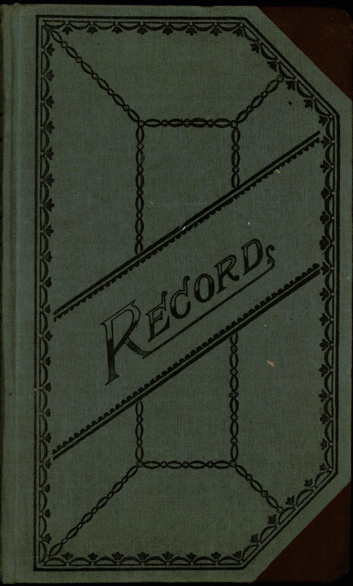 Record book that includes meeting minutes and membership lists for Bethlehem Primitive Baptist Church in Cook County, 1973-2004.