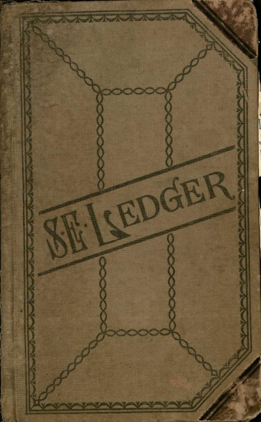 Record book that includes Sunday School and money collection records for Shiloh Baptist Church in Greene County, 1925-1932.