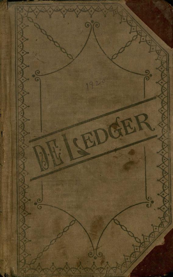 Record book that includes treasurer records and membership lists for Shiloh Baptist Church in Greene County, 1916-1933.