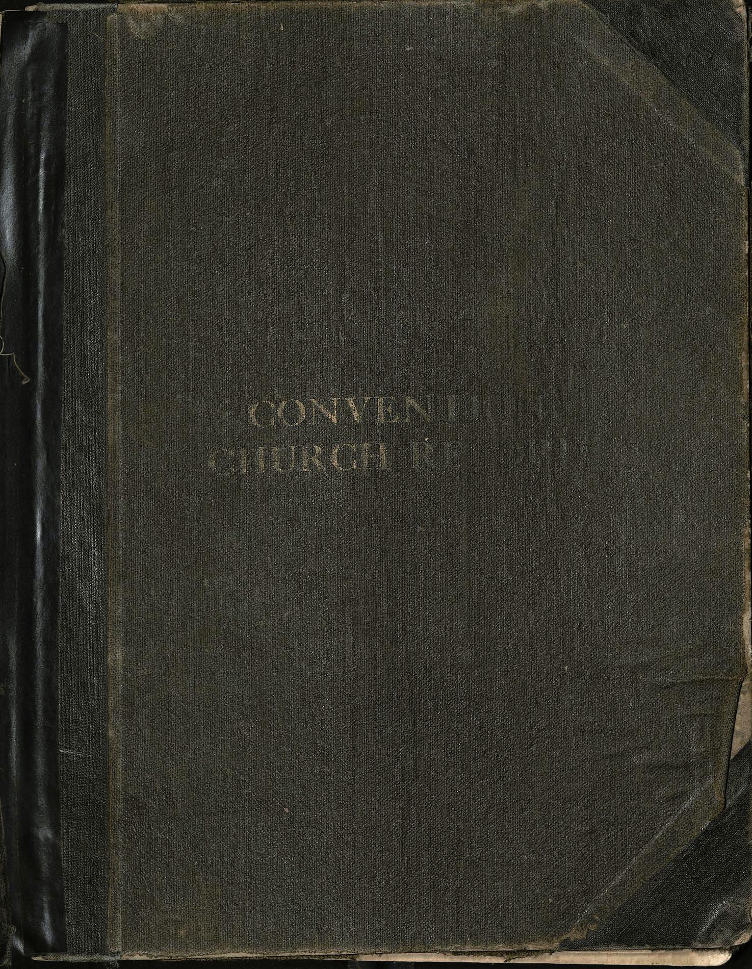 Record book that includes meeting minutes and membership records for Williams Creek Baptist Church in Warren County, 1920-1932.