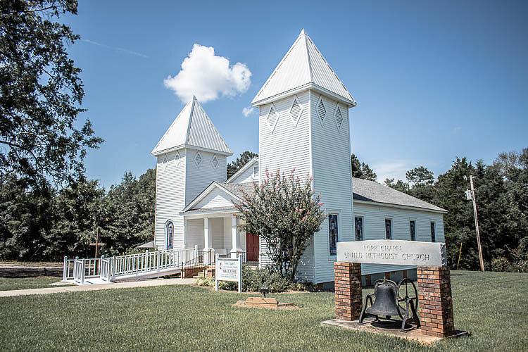 This record contains 2 images of Fork Chapel Methodist.