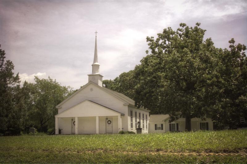 This record contains 4 images of Clark&#039;s Station Baptist.