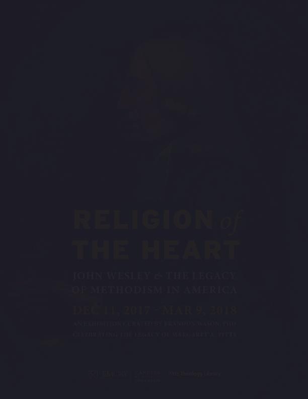 A catalog designed to accompany the &quot;Religion of the Heart&quot; exhibition.