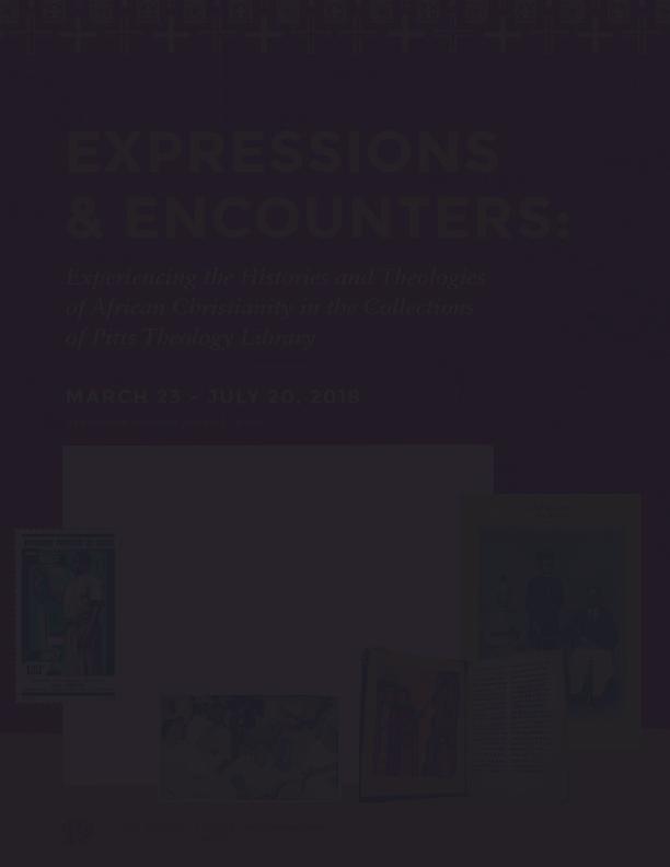 A catalog designed to accompany the &quot;Expressions &amp; Encounters&quot; exhibition.