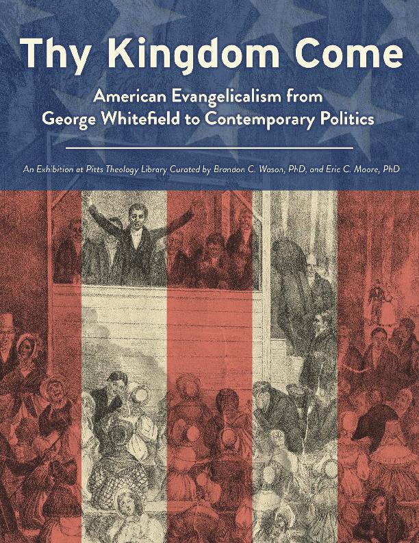 A catalog designed to accompany the &quot;Thy Kingdom Come&quot; exhibition.