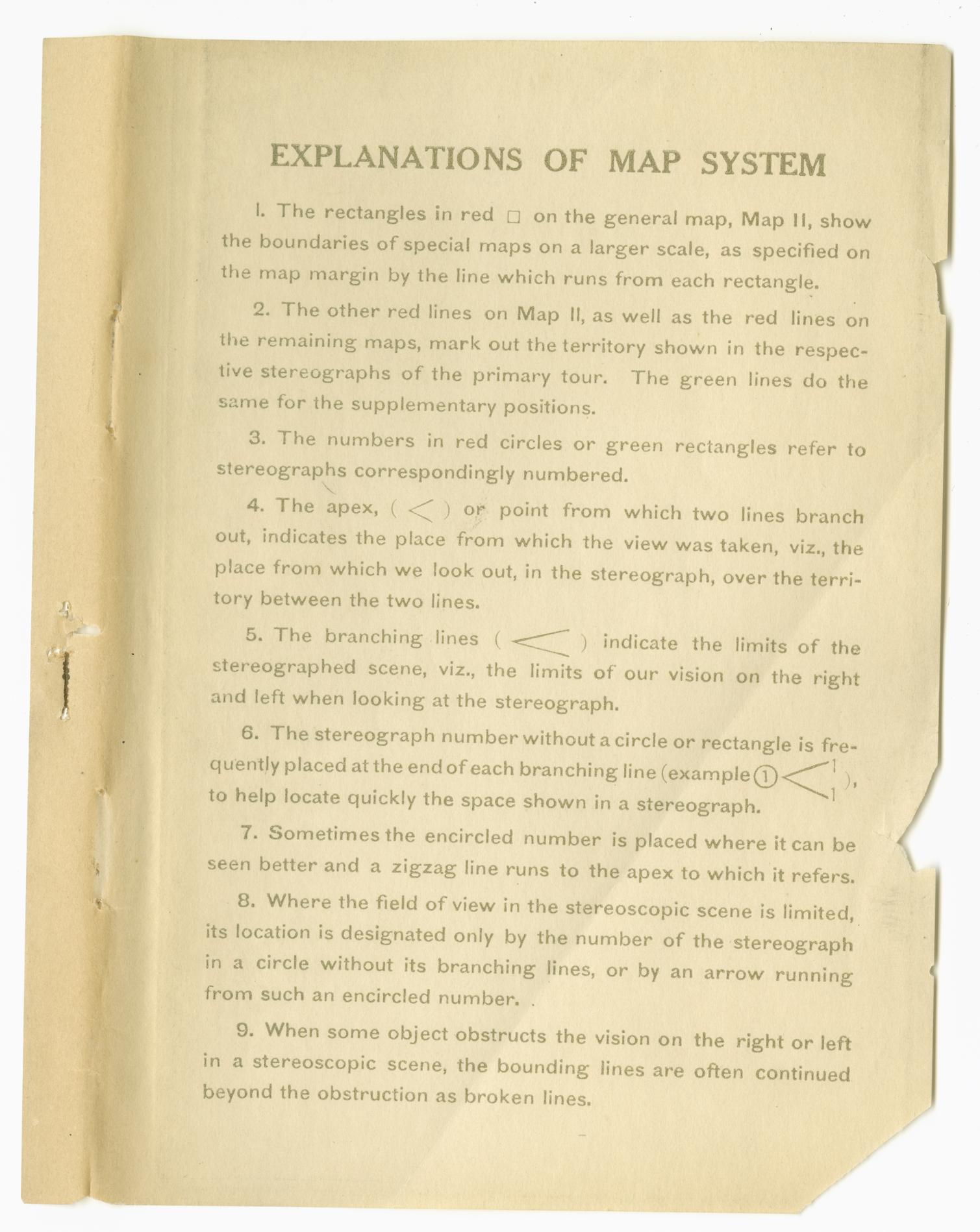 A guidebook directing readers through a tour of the Holy Land. The book is meant to be used in conjunction with a set of stereoscopic slides which give readers a more in depth and visual compliment to the text.