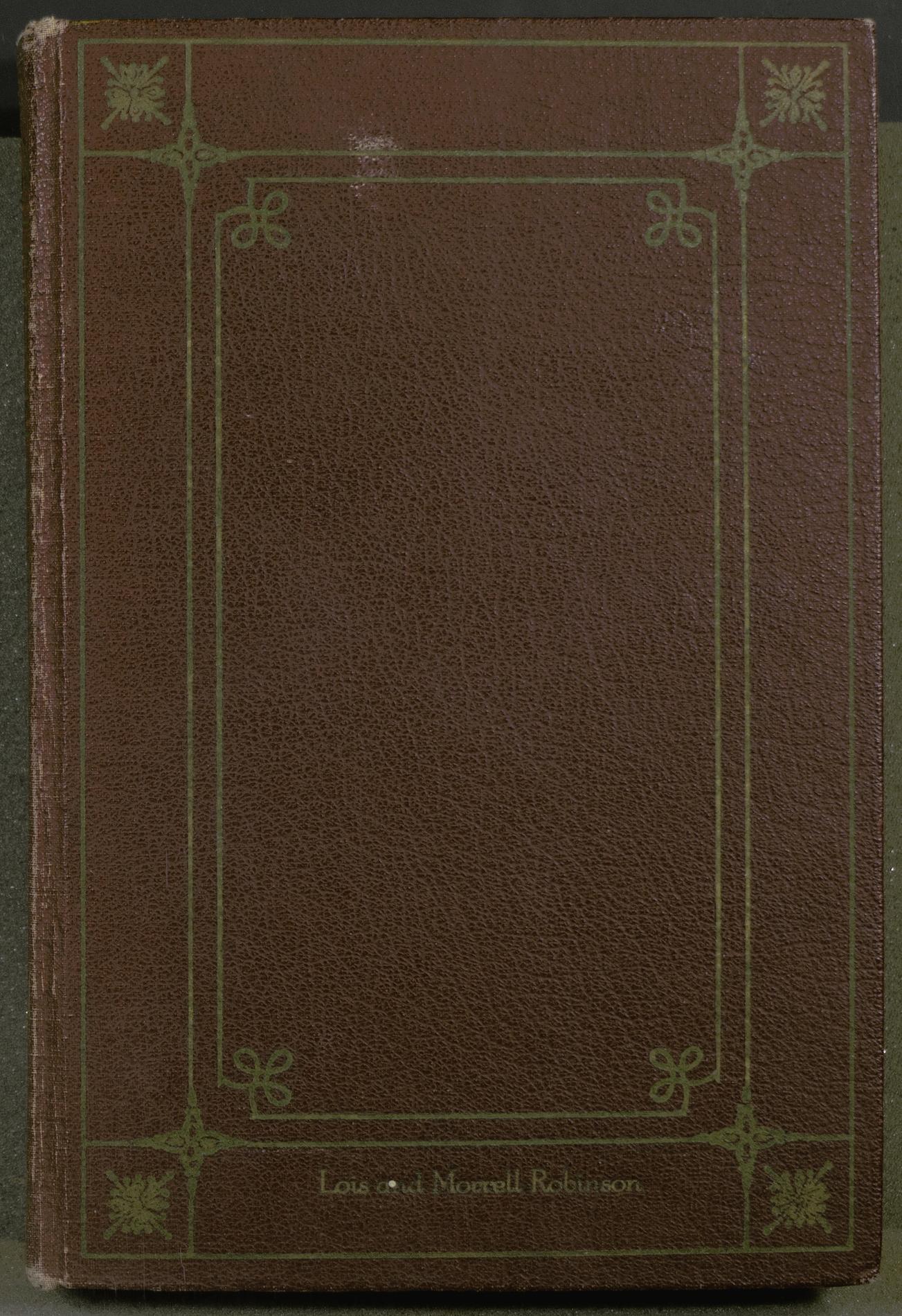 A scrapbook of photographs, newspaper clippings, programs, and decorations documenting the lives of Rev. Morrell Robinson, his wife, Lois, and their children, Morrell &quot;Steed&quot; Jr., Esther, and George, from their time at First Methodist Church in St. Petersburg, Florida, to their time as missionaries in Mayari, Cuba, and through their time in the Tampa Heights neighborhood of Tampa, Florida.