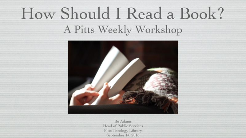 These slides help to guide students through strategies for reading (or NOT reading) books to quickly glean the important aspects of the content in an efficient way.