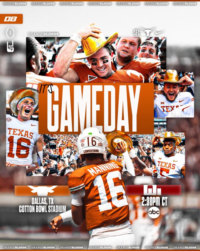 The Official Texas vs. Oklahoma Game Day In-Game Chat