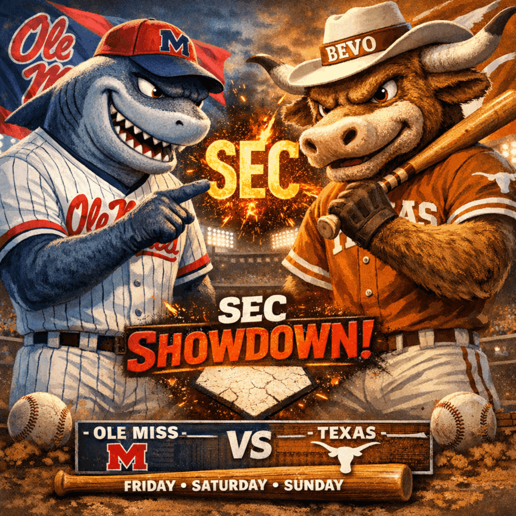 No. 2 Texas vs. Ole Miss Baseball SEC Series Preview