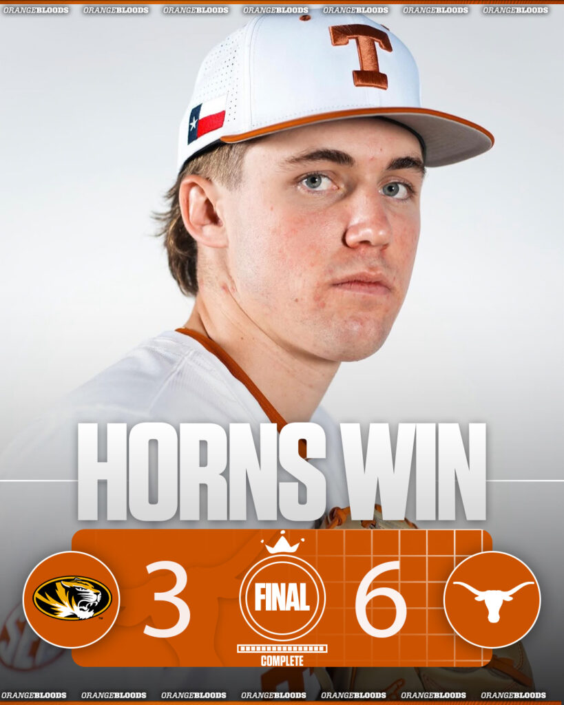 Dylan Volantis Twirls a Gem, Horns Beat Mizzou