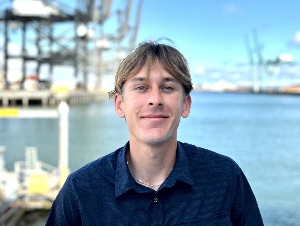 Headshot of Port of Tacoma Environmental intern Oliver Faase