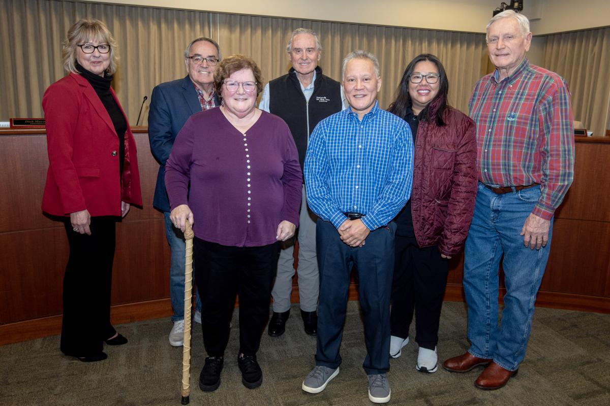 Darren and Diane with the Commission