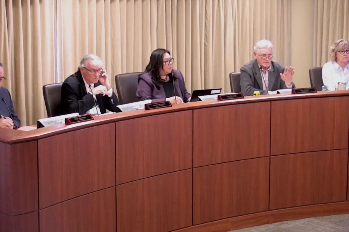 2024 Port of Tacoma Commissioners preside over a meeting on February 2