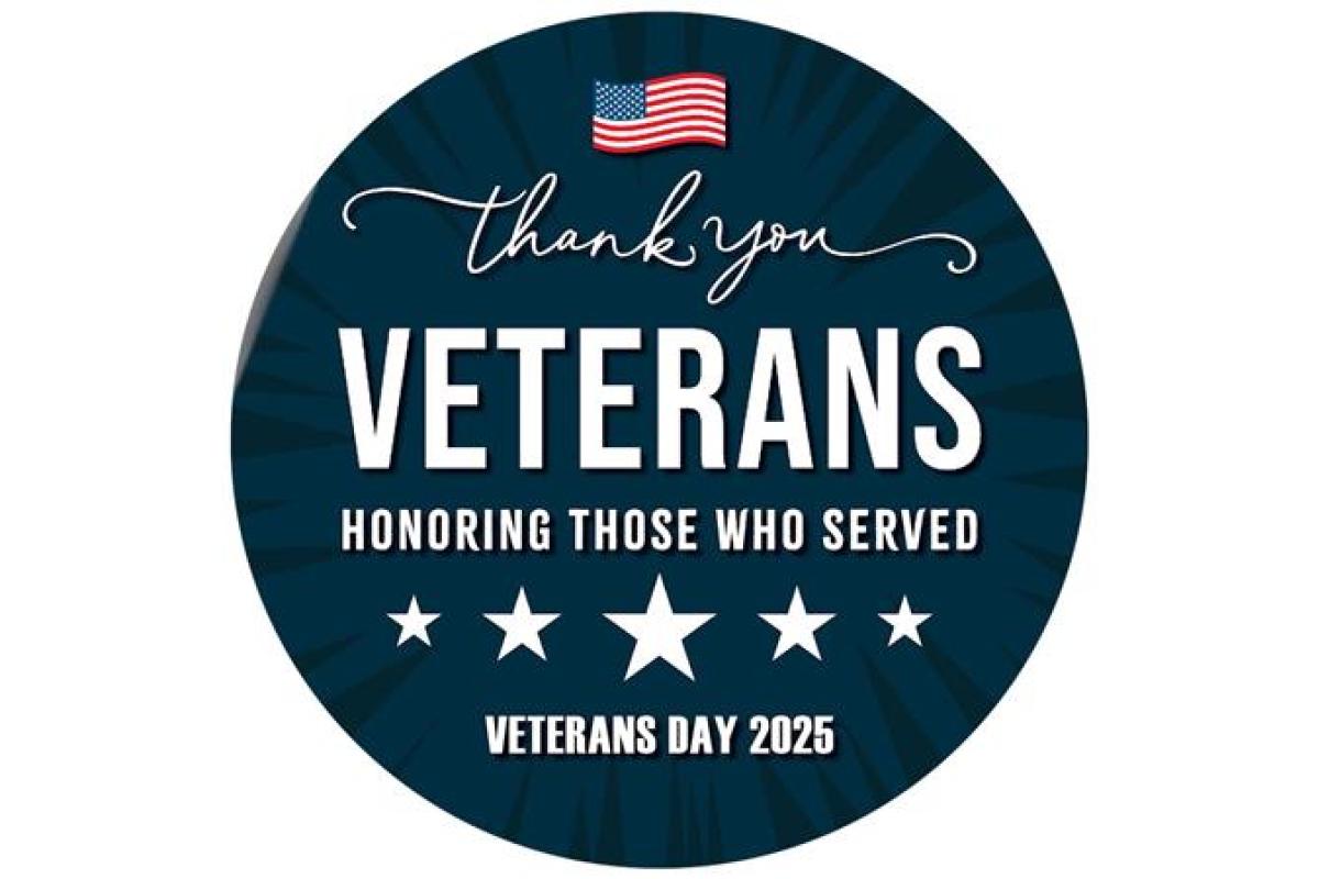 A 2025 seal thanking Veterans for their service