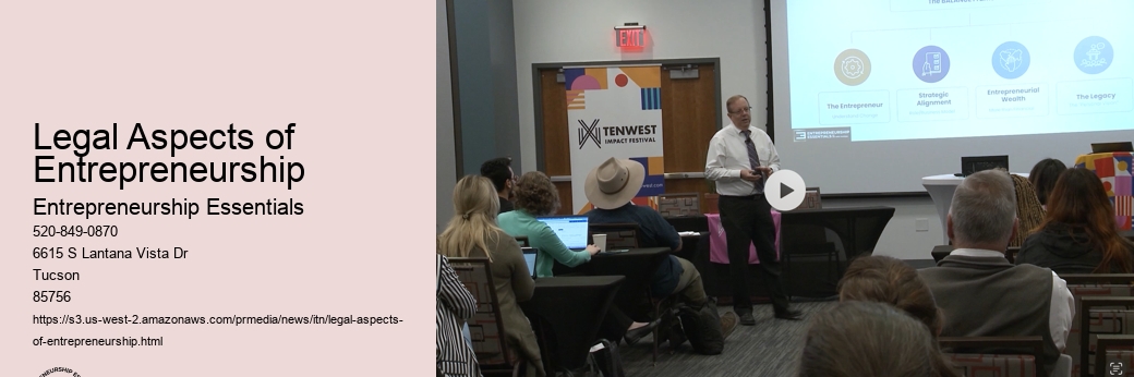 Legal Aspects of Entrepreneurship