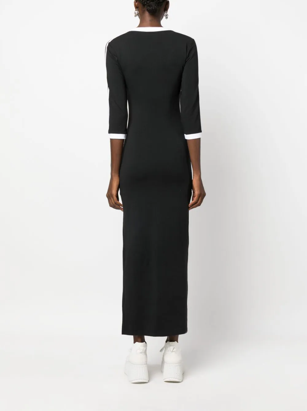 ☆Adidas☆Originals Trefoil Stripe Long Dress White Dress adidas Atlanta Dress White | Footshop