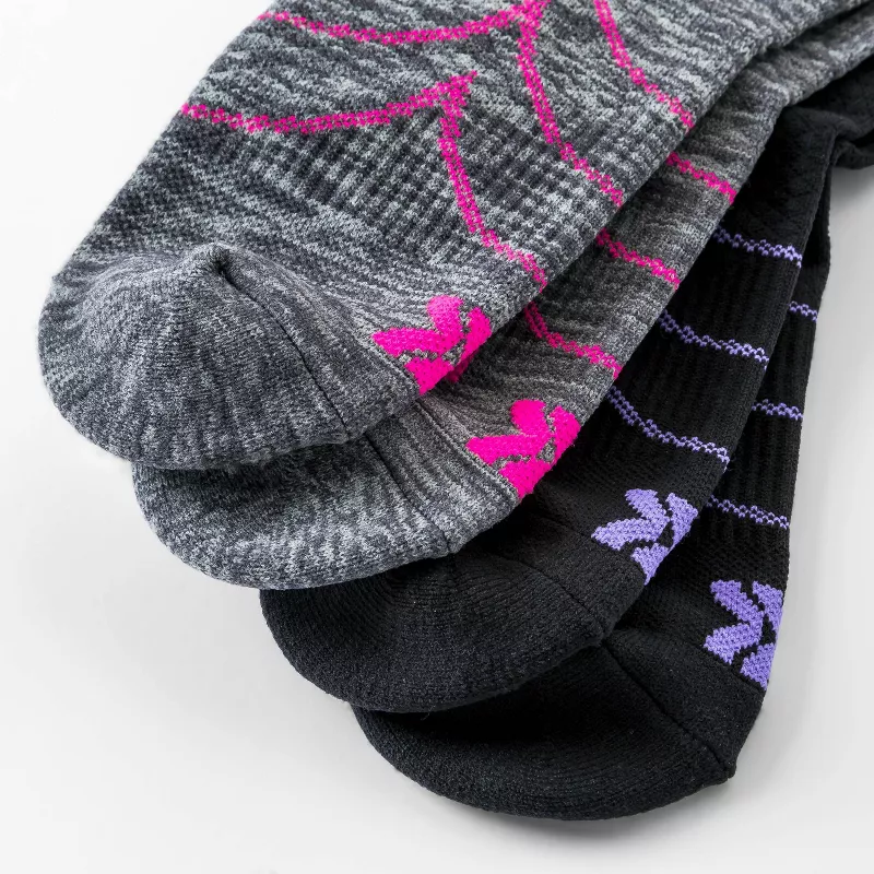 Women's Compression 2pk Knee High Athletic Socks - All In