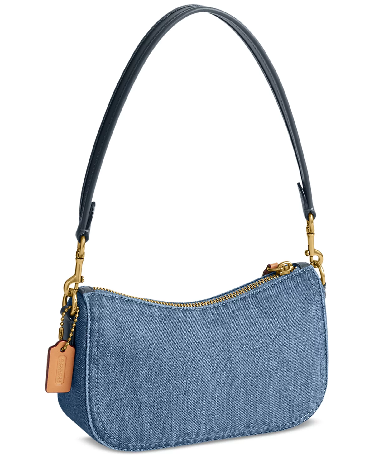 COACH Swinger 20 Mini Denim Shoulder Bag