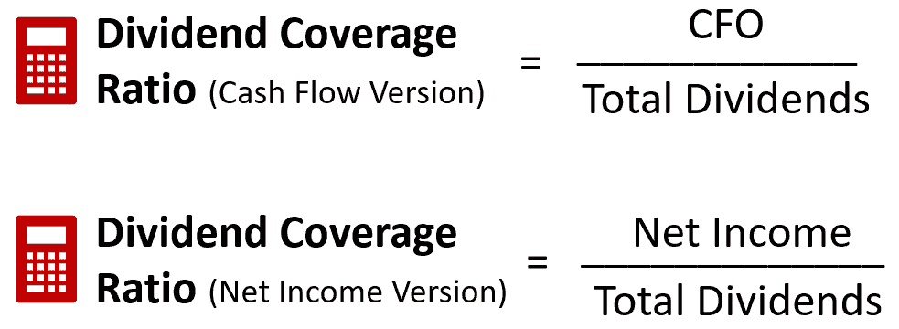 dividend coverage ratio formula
