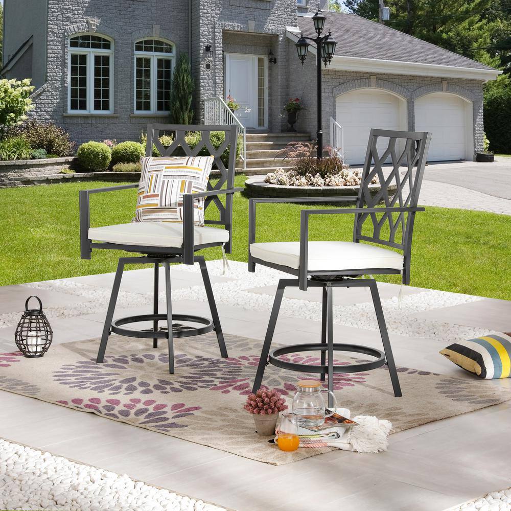 2 Pack Home Decorators Collection Sun Valley Aluminum Outdoor Bar Stool 87.25 Free Shipping