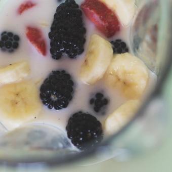 Receta de licuado de manzana, Soyacen y miel
