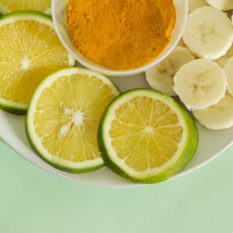 Licuado de plátano, trigo y Soyacen