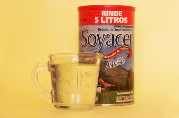 Ingredientes para la Receta de licuado de plátano y naranja con Soyacen Bebida de Soya | Blog Soyacen | pronacen.com