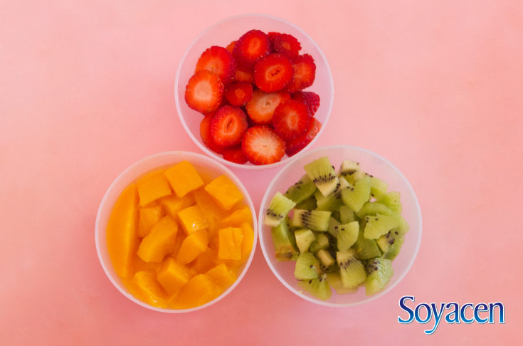 Bowl de mango y kiwi con Soyacen. | Blog Soyacen | pronacen.com