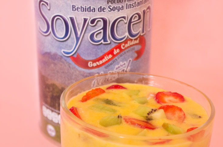 Bowl de mango y kiwi con Soyacen. | Blog Soyacen | pronacen.com