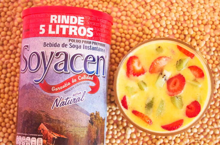 Bowl de mango y kiwi con Soyacen. | Blog Soyacen | pronacen.com