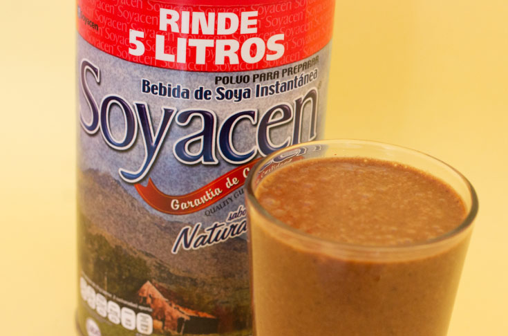 Receta de licuado de Soyacen con chocolate y mango | Blog Soyacen | pronacen.com