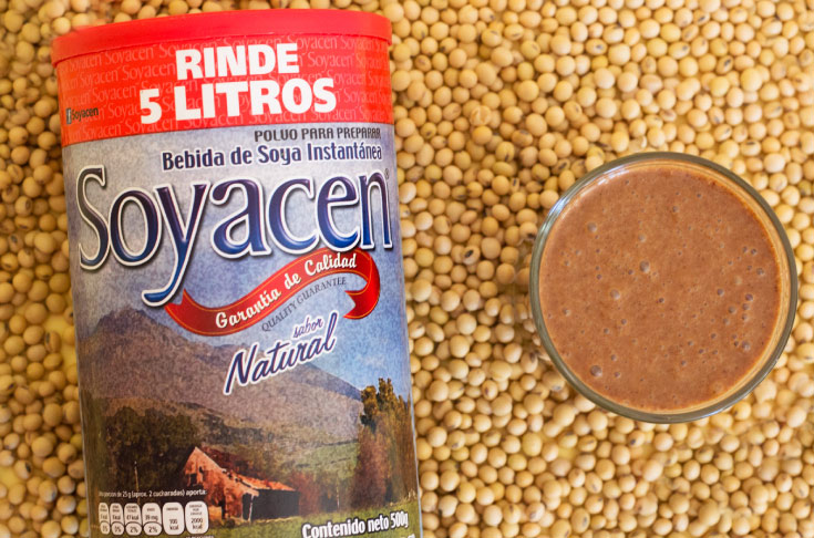 Receta de licuado de Soyacen con chocolate y mango | Blog Soyacen | pronacen.com