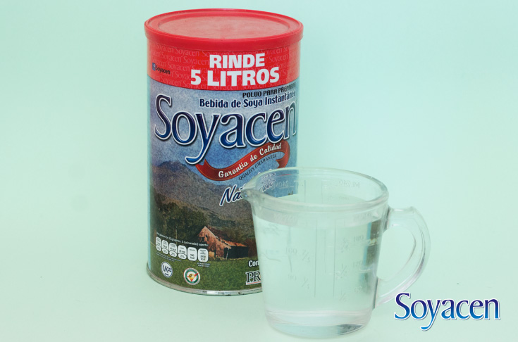 Ingredientes Licuado de Soyacen con kiwi y chía.
