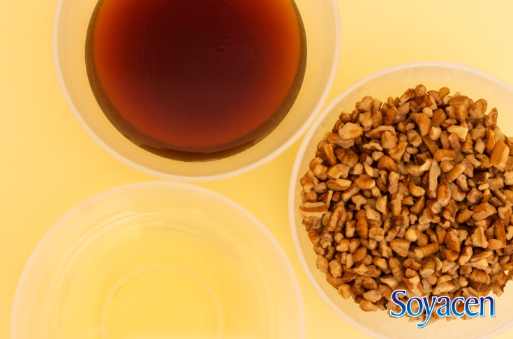 Ingredientes Licuado de Soyacen con nueces.
