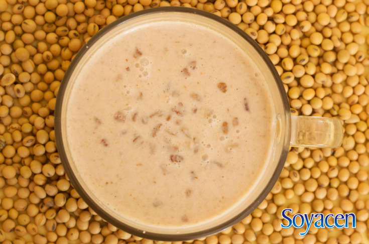 Licuado de Soyacen con nueces.