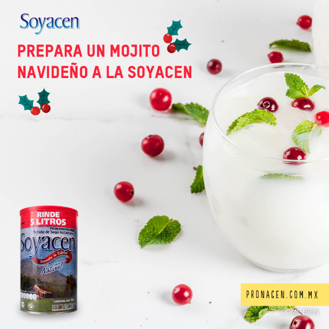 Mojito navideño a la Soyacen.