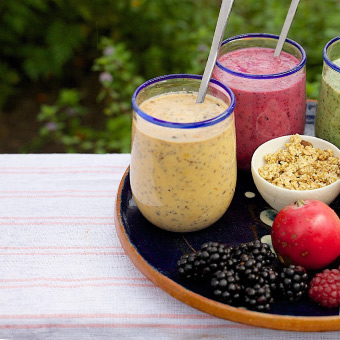 Leche de soya de sabores: una forma divertida de desayunar.