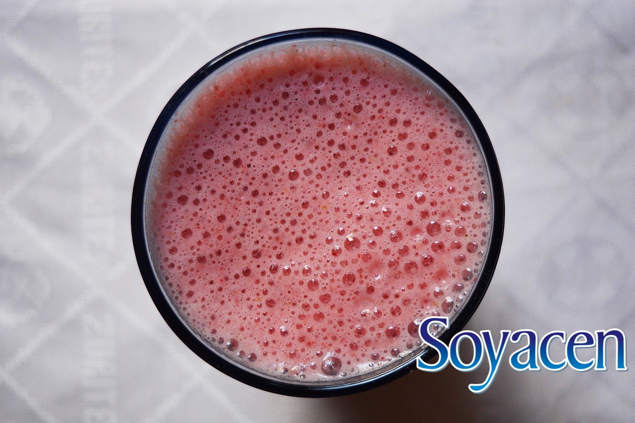 Leche de soya de sabores: una forma divertida de desayunar.