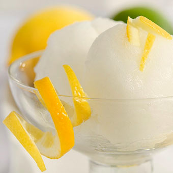 Receta de sorbete de limón con Soyacen