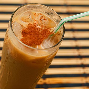Receta de capuchino latte con Soyacen