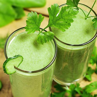 Receta de jugo verde con Soyacen