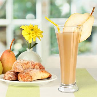 Receta de licuado de pera y plátano