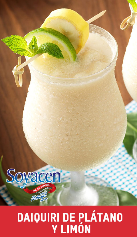 Receta de licuado de mango con Soyacen