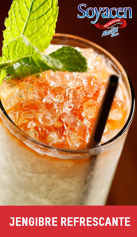 Receta de Jengibre Refrescante con Soyacen