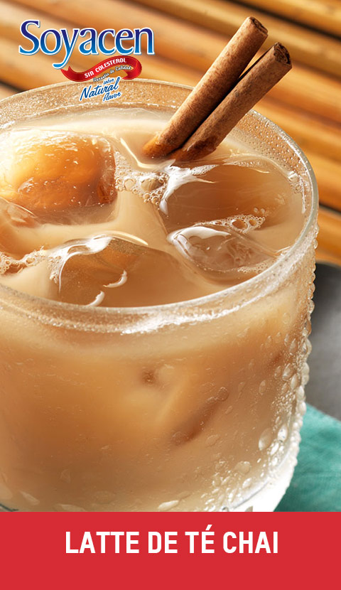Receta de Latte de Té Chai con Soyacen
