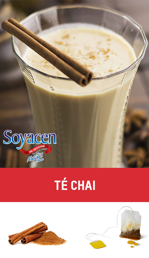 Receta de Té Chai con Soyacen
