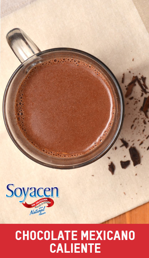 Receta de chocolate caliente con Soyacen