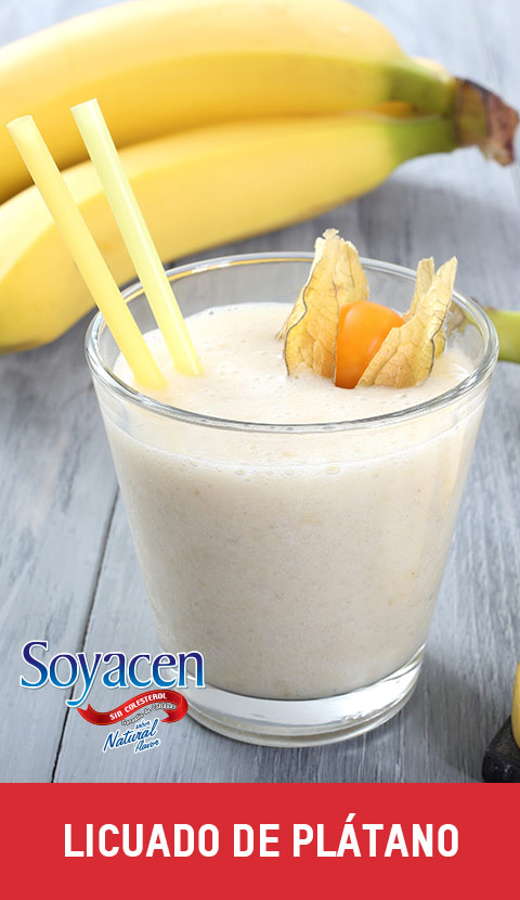 Receta de licuado de mango con Soyacen